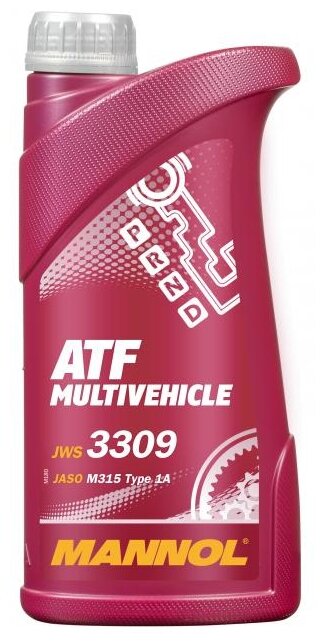 8218 ATF Multivehicle JWS 3309, 1L, 82181, масло синтетическое, Mannol