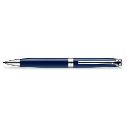 Caran d' Ache Шариковая ручка Leman Blue Sapphire Rhodium (CR 4789-649)