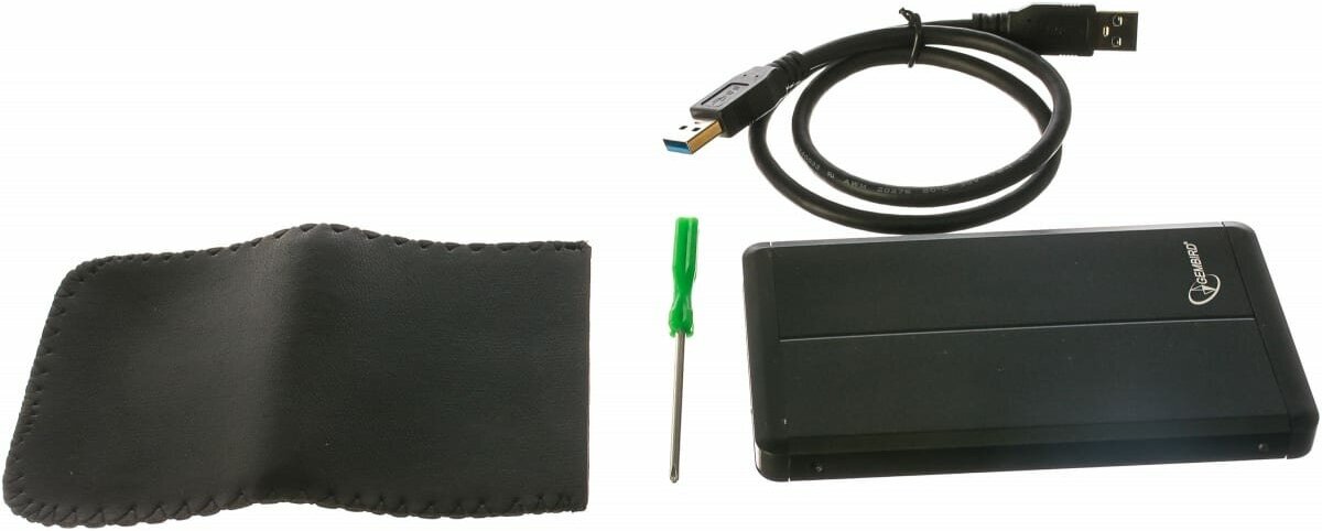 GEMBIRD (13046) EE2-U3S-2 внешний корпус 2.5", черный, USB 3.0, SATA, металл - фотография № 6