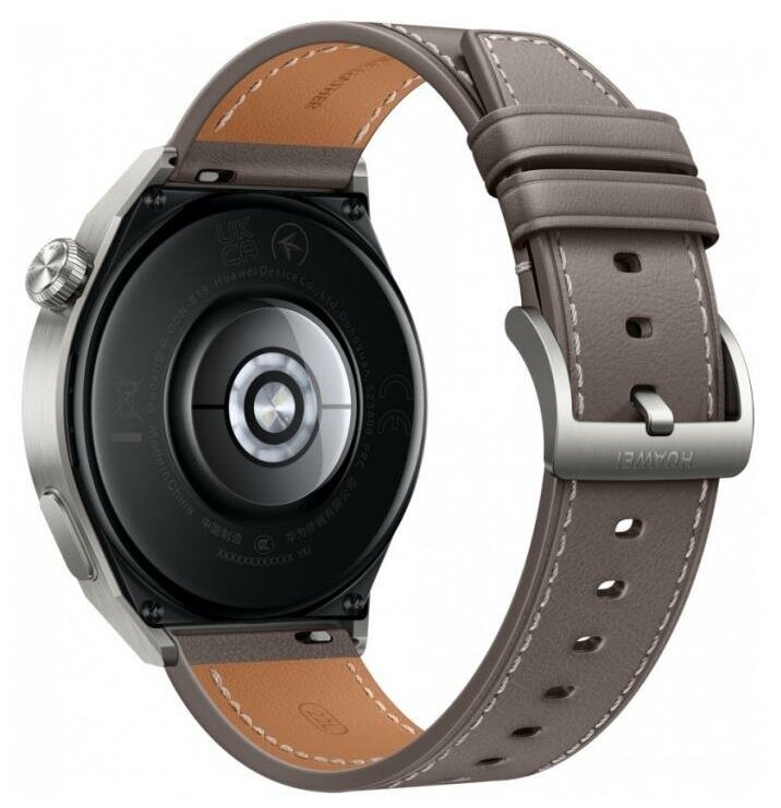 Умные часы HUAWEI Watch GT 3 Pro, светло-серый титановый корпус c ремешком из фторэластомера - фото №2