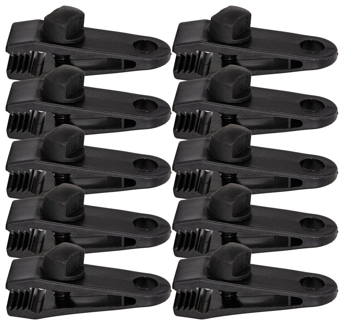 фото Зажим для тента, крепления для тентов, 10 штук