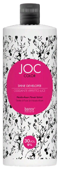 Barex Оксигент с эффектом блеска JOC Color Line 9 %, 1000 мл, 1000 г