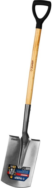 Лопата "фаворит" штыковая прямоугольная, деревянный черенок, с рукояткой, ЗУБР Профессионал - фотография № 2