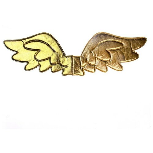 фото Карнавальные крылья "ангел", цвет золотой 9242003 сима-ленд