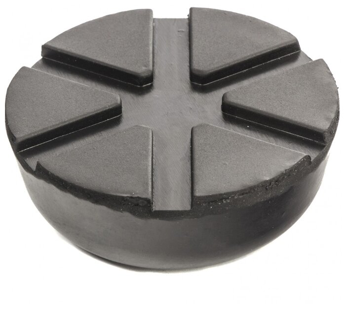 Резиновая опора для подкатного домкрата универсальная Matrix D=89 mm, d=60 mm, H=35 mm 50910