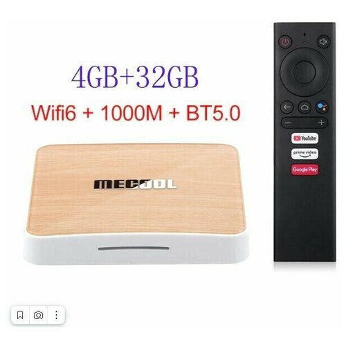 ТВ-приставка Mecool KM6 Deluxe Edition Android 10 4 ГБ 32 ГБ Wi-Fi 1192000₽