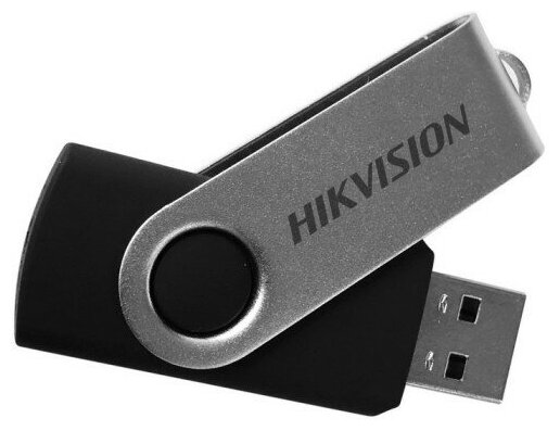 Hikvision USB Drive 32GB M200 HS-USB-M200S/32G/U3 32ГБ, USB3.0, серебристый и черный