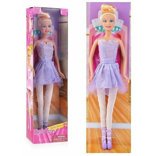 Кукла балерина 30см в фиолетовом платье, арт.191267