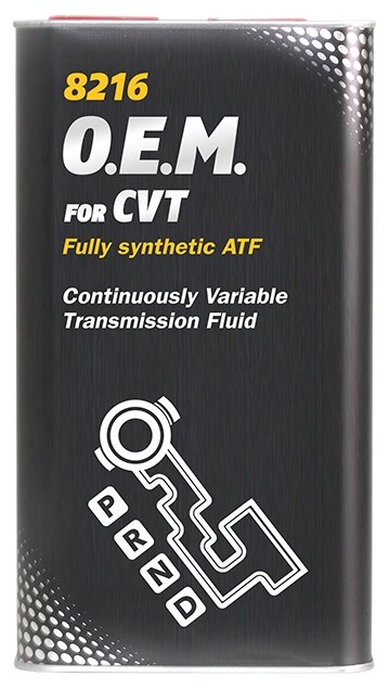 8216 MANNOL FOR CVT 4 л. (Metal) Трансмиссионное масло
