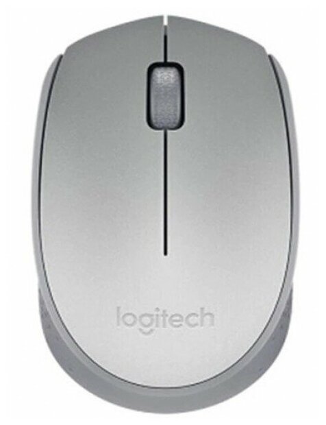 Мышка офисная Logitech M188 (серебристый)