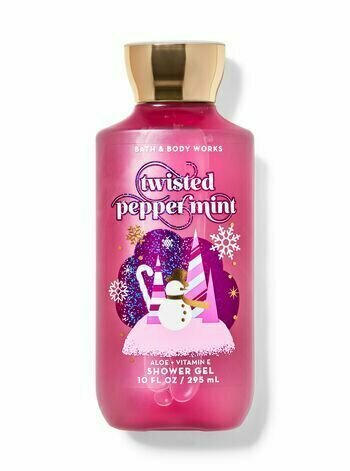 Bath and Body Works гель для душа Twisted Peppermint