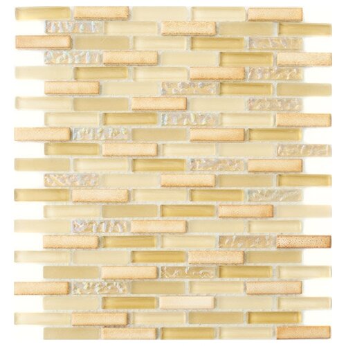 Мозаика Colori Viva Tenerife Стеклянная Brick 1.2x5 28.6x30.6 CV11029