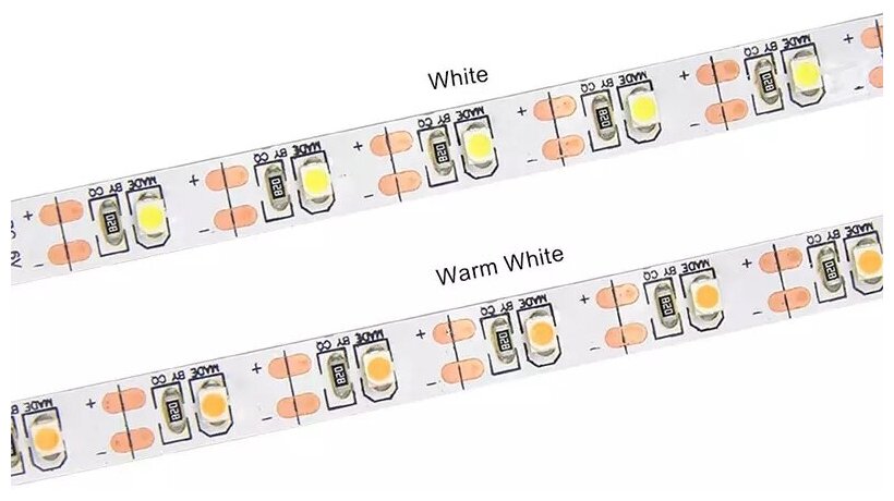 Светодиодная лента SMD 2835 12v 5м 120 leds/m - фотография № 3