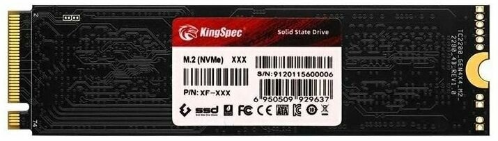 Твердотельный накопитель Kingspec 512Gb PCI-E 4.0 x4 XF-512 - фото №16