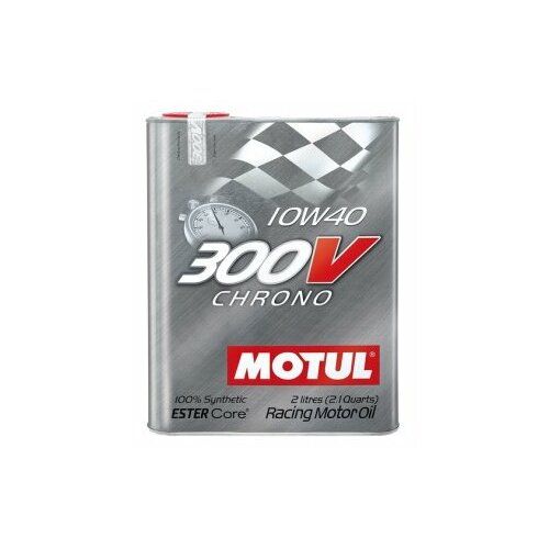 Синтетическое моторное масло Motul 300V Chrono 10W40, 2 л