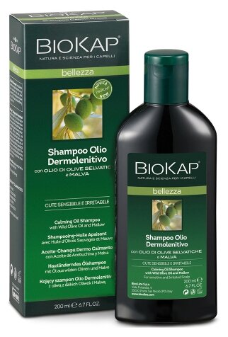 BioKap шампунь Olio dermolenitivo успокаивающий, 200 мл