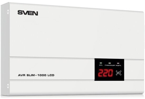 Стабилизатор напряжения Sven AVR SLIM-1000 LCD