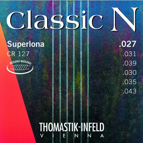 Струны для гитары Thomastik CR127 cf128 classic n комплект струн для классической гитары нейлон хромированная сталь 027 045 thomastik