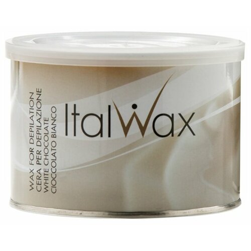 ItalWax Тёплый воск Белый шоколад в банке 400 мл 400 г белый