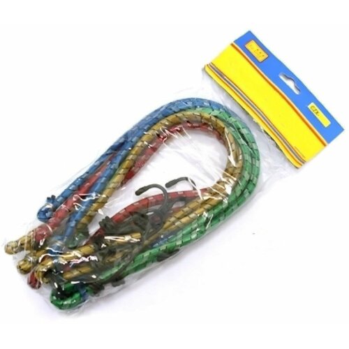 Багажные резинки стяжки 8 крюков вес до 24 кг для закрепления предметов в решетчатых поддонах и в открытых багажниках на крыше легковых автомобилей 770₽