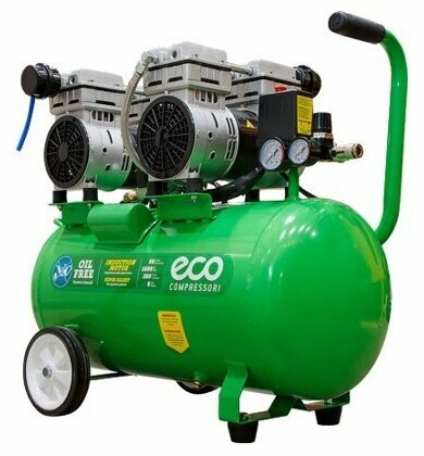 Компрессор Eco AE-50-OF1, 50 л, 1.6 кВт