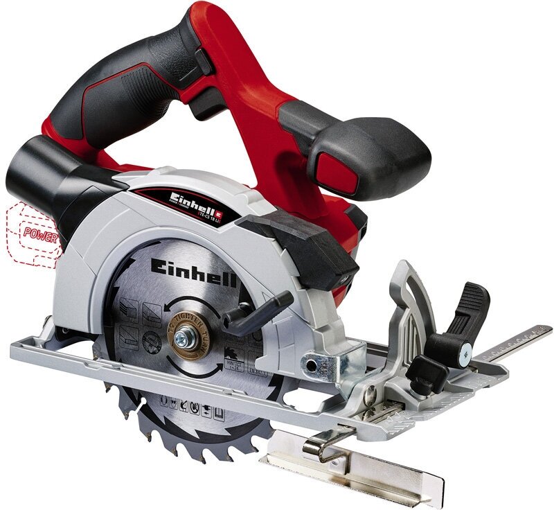 Пила циркулярная акк. Einhell PXC TE-CS 18 Li-Solo 4331200