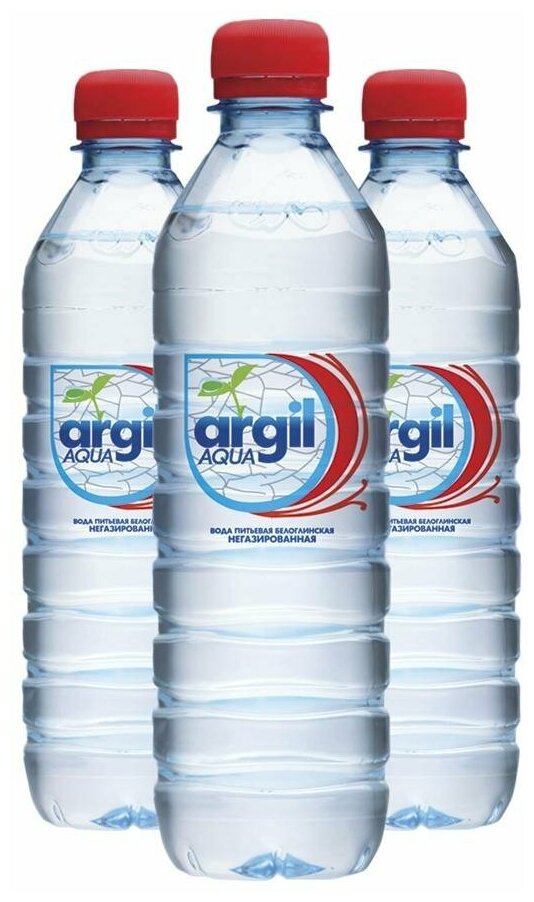 Вода питьевая природная негазированная "Argil" 0.5л. 12 шт. - фотография № 3