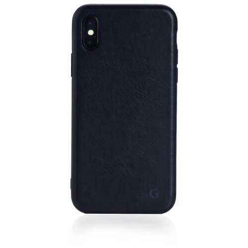 фото Чехол Gurdini Premium Leather для Apple iPhone X/Xs Midnight blue