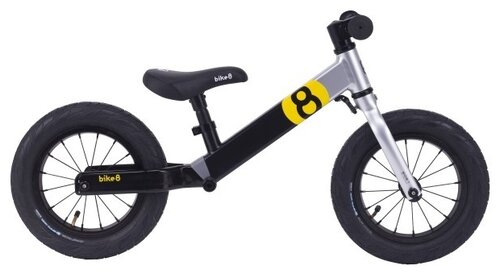 Беговел детский Bike8 - Suspension - Standart (Black-Silver)
