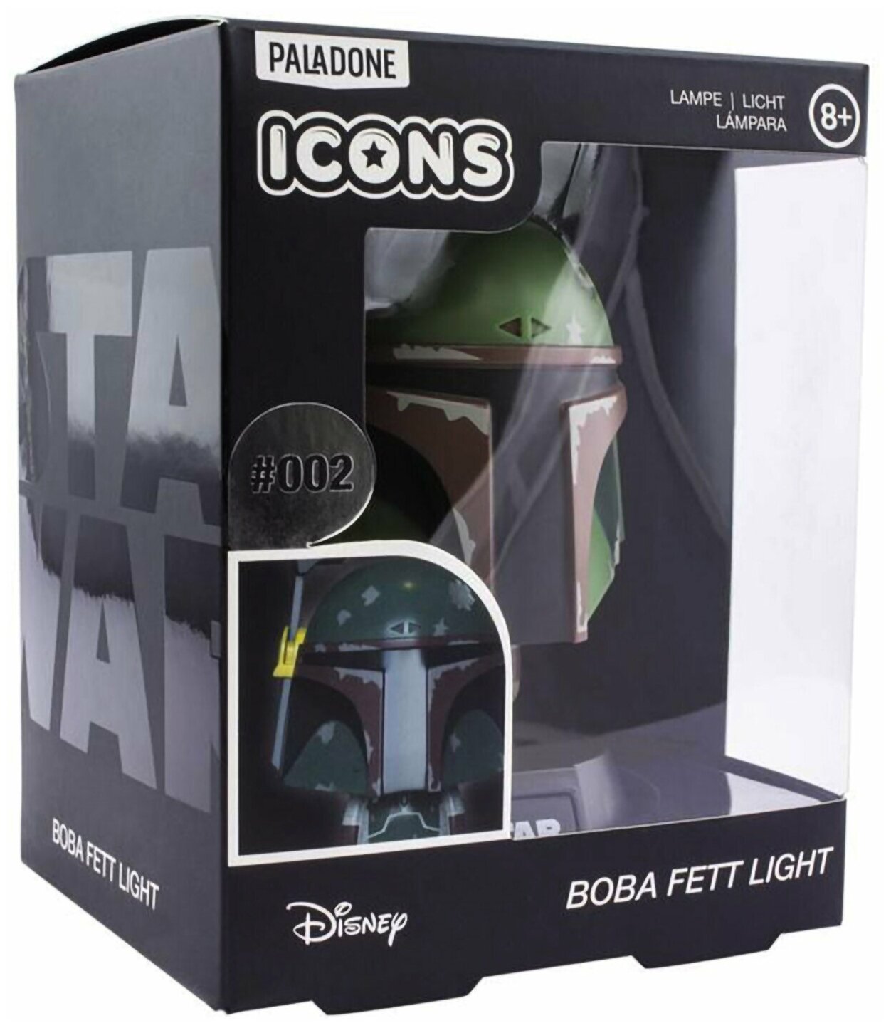 Светильник Paladone SW Boba Fett Icon Light V2 - фотография № 2