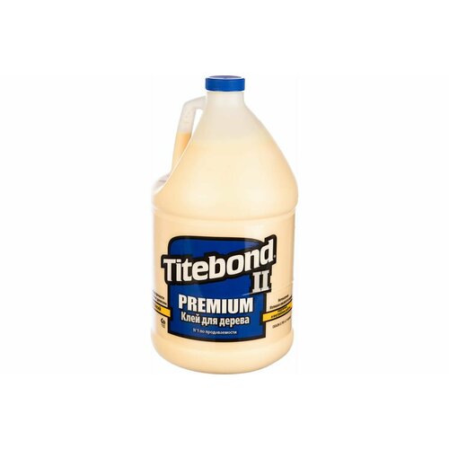 Столярный влагостойкий клей Titebond II Premium 3,78 л влагостойкий столярный пва клей для дерева titebond ii premium d3 галлон 3 785 л