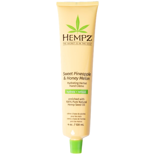 Крем Hempz Body Care Sweet Pineapple & Honey Melon Hydrating Herbal Hand Creme, Крем для рук Ананас и Медовая Дыня, 120 мл