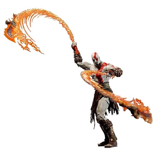 Фигурка NECA God of War 2 Kratos Flaming Blades of Athena 49301, 18 см фигурка кратоса god of war 3 ultimate