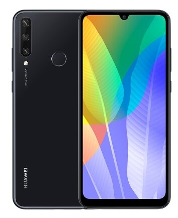 Смартфон HUAWEI Y6p (NFC) 3/64 ГБ, Dual nano SIM, черный