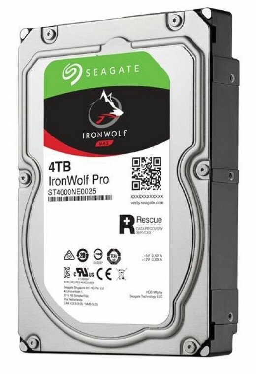 Жесткий диск SEAGATE Ironwolf Pro , 4Тб, HDD, SATA III, 3.5" - фото №11