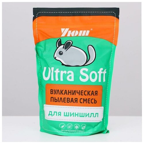 Наполнитель для шиншилл Уют "Вулканическая пыль" Ultra Soft, 0,73 л