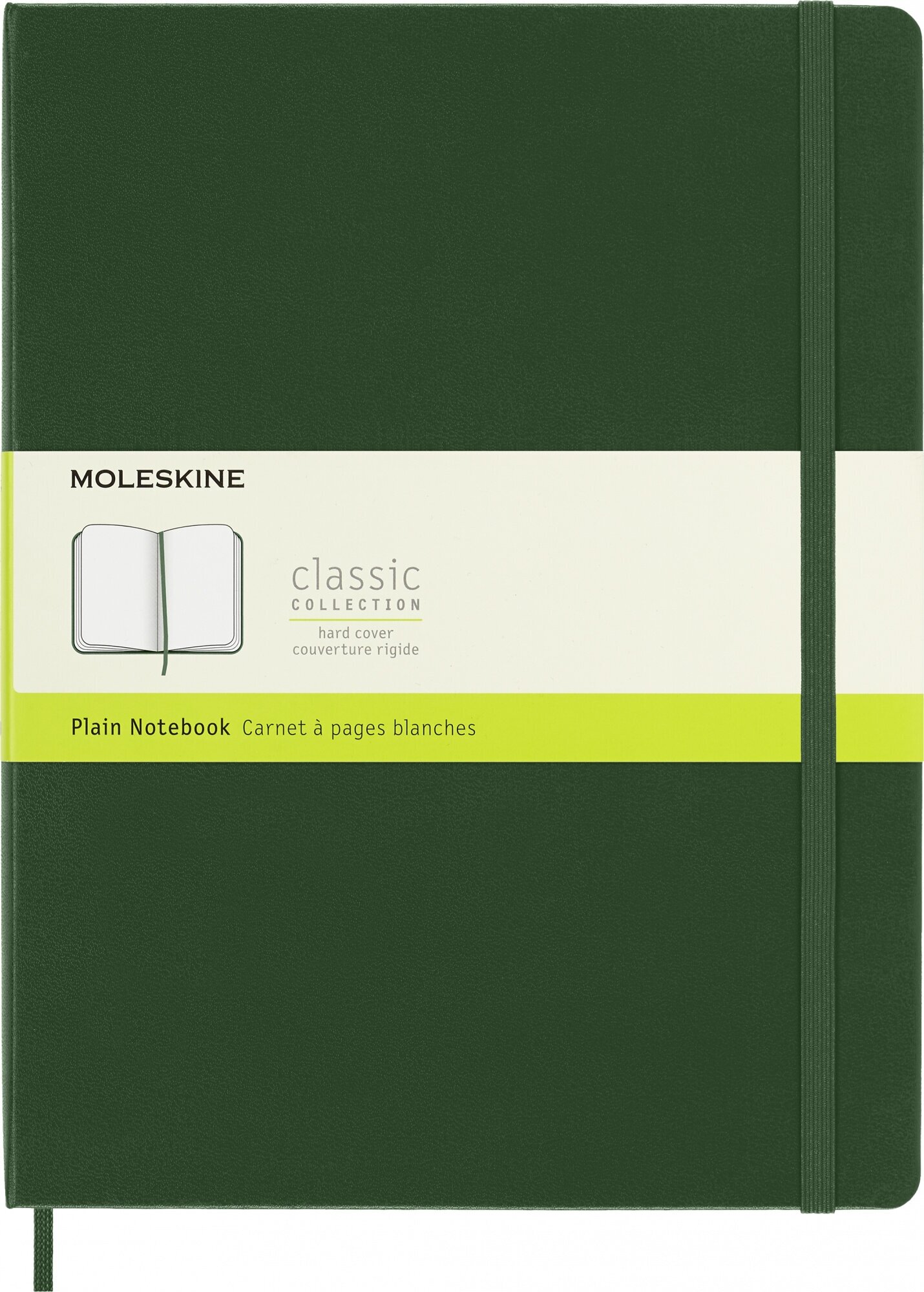 Блокнот Moleskine CLASSIC QP092K15 XLarge 190х250мм 192стр. нелинованный твердая обложка зеленый