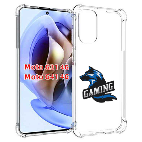Чехол MyPads Gaming мужской для Motorola Moto G31 4G / G41 4G задняя-панель-накладка-бампер