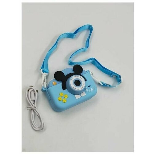 Детский цифровой фотоаппарат Микки Маус с селфи-камерой и играми 125700₽