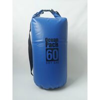 Гермомешок 60л синий / герметичный рюкзак / герморюкзак / гермосумка / герметичная сумка / гермомешок большой /ocean pack 60 л
