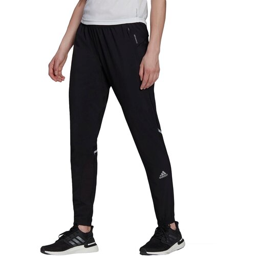 фото Беговые брюки adidas, водонепроницаемые, размер 2xs, черный