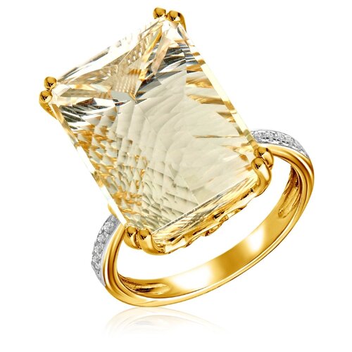 фото Бронницкий ювелир кольцо из желтого золота d0001225305, размер 17.5