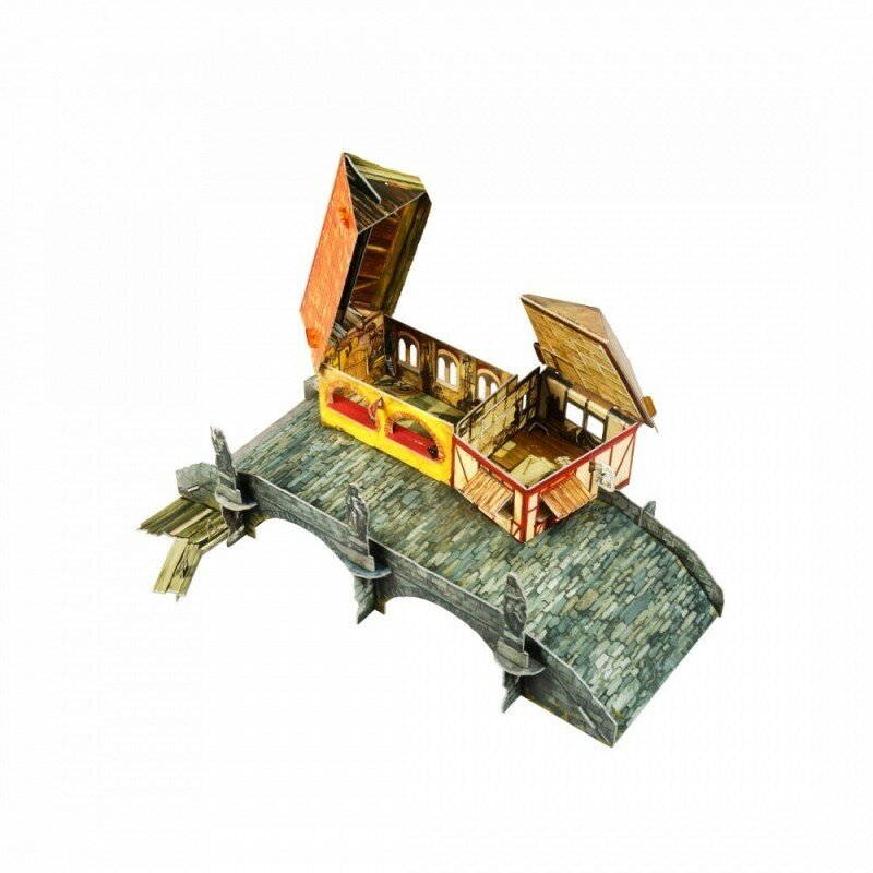 Игровой набор из картона Средневековый город Торговый мост