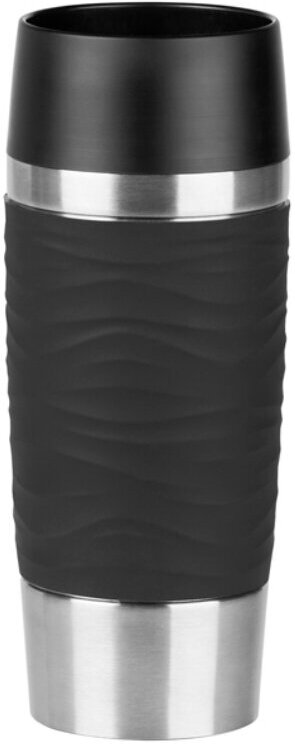 Термокружка EMSA TRAVEL MUG WAVES, черная, 0,36 л Emsa N2010500/600203