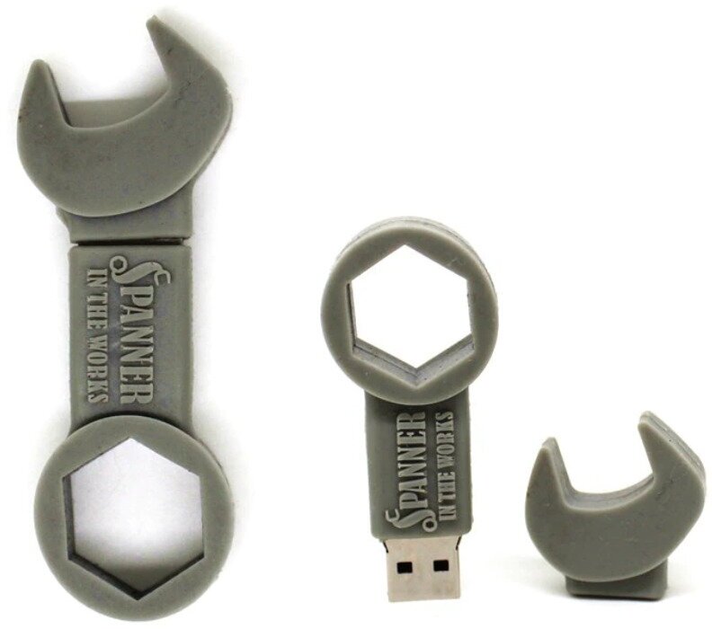 USB флешка сувенирная подарочная гаечный ключ 32 Гб