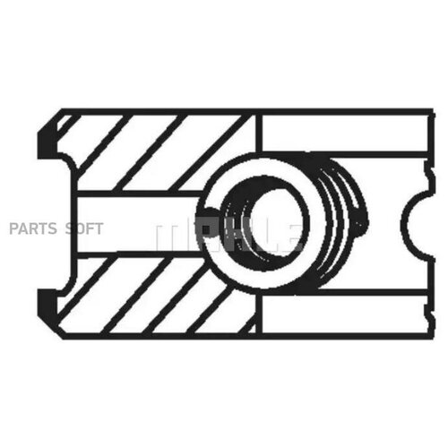 MAHLE 03924N1 Коьца Citroen/Peugeot XUD9 d83.0+0.5 2.0-2.0-3.0 Mahle