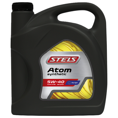 Синтетическое моторное масло STELS Atom Euro 5W-40, 1 л, 1 шт.