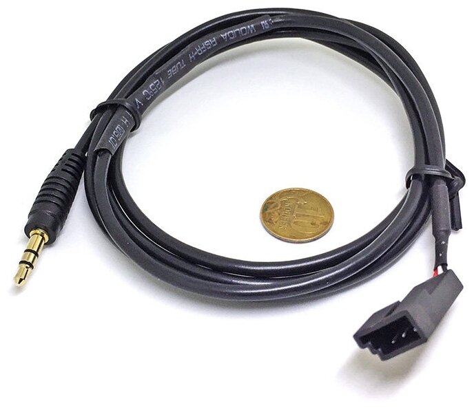 Кабель AUX 3,5mm audio female 1,5 м для BMW BM54 E39 E46 E38 E53 X5 (с магнитолой 16:9) SA 601, SA 602, SA 609, модель AUX41743