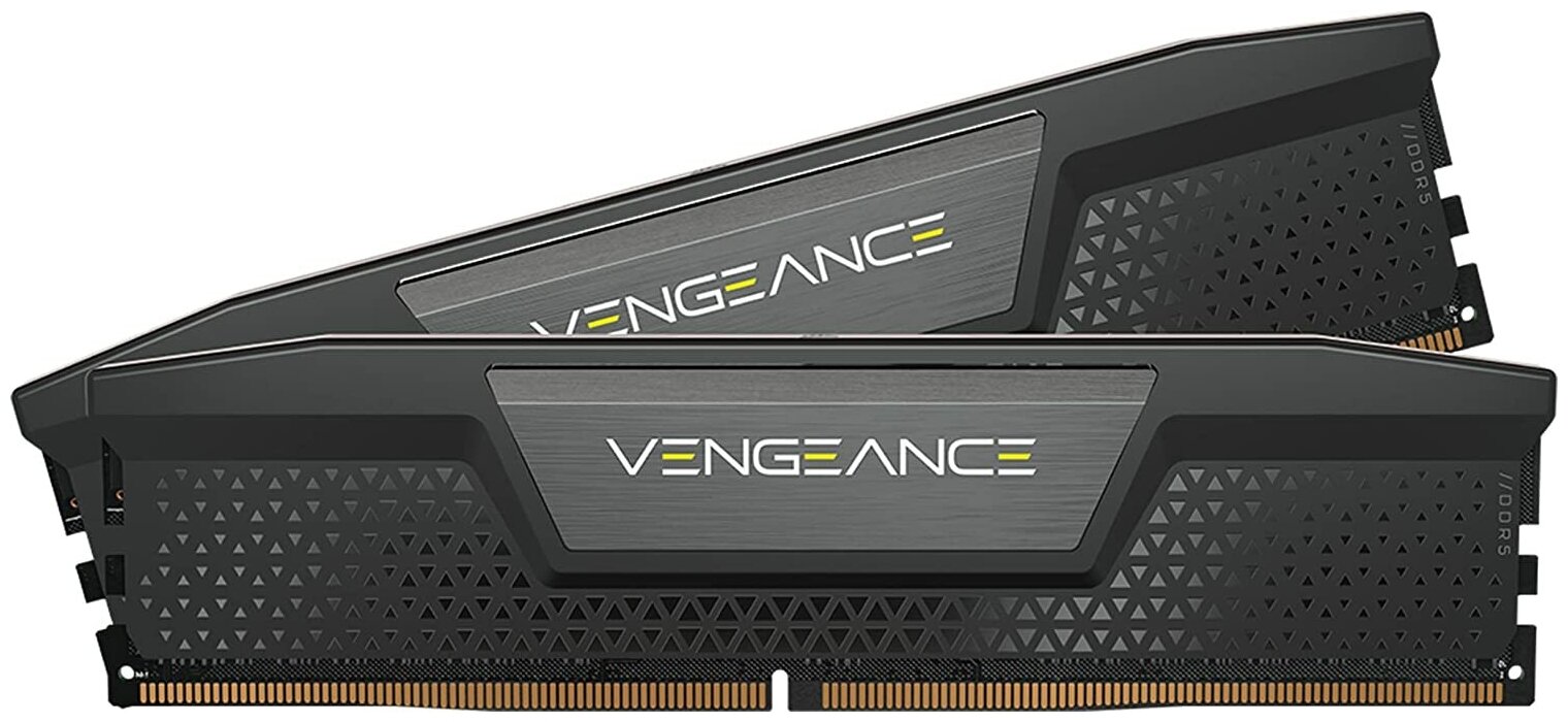 Оперативная память CORSAIR Vengeance DDR5 6000 (PC5-48000) DIMM 288 pin, 16 ГБ 2 шт. 1.25 В, CL 36, CMK32GX5M2B6000C36, черная