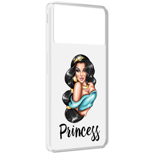 Чехол MyPads Принцесса-Жасмин женский для ZTE Nubia Z40S Pro задняя-панель-накладка-бампер
